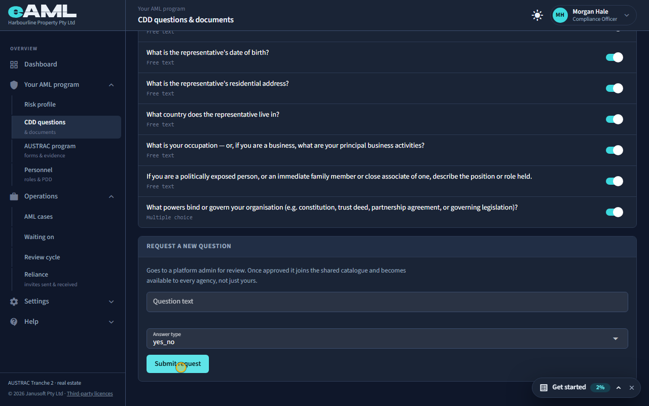 A request waiting for review.